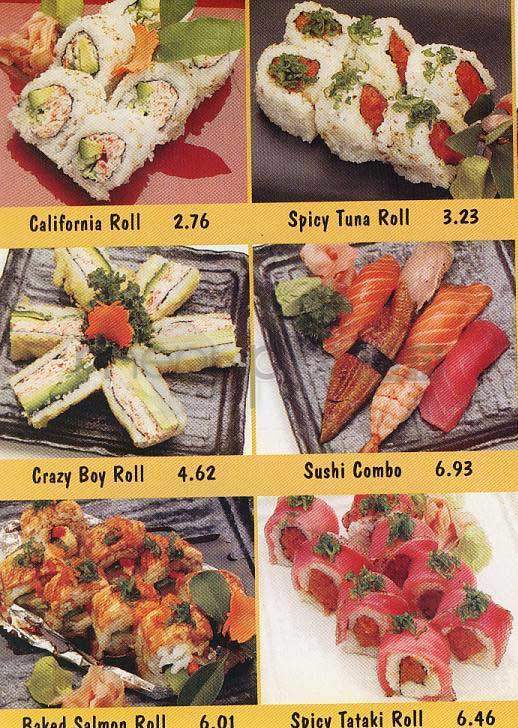 Wow Bento & Roll - Los Angeles, CA menu_pic