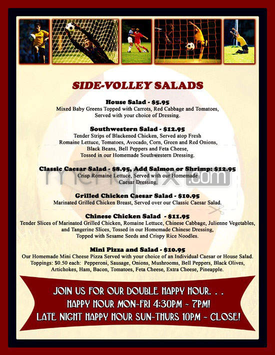 Yankee Doodles - Santa Monica, CA menu_pic