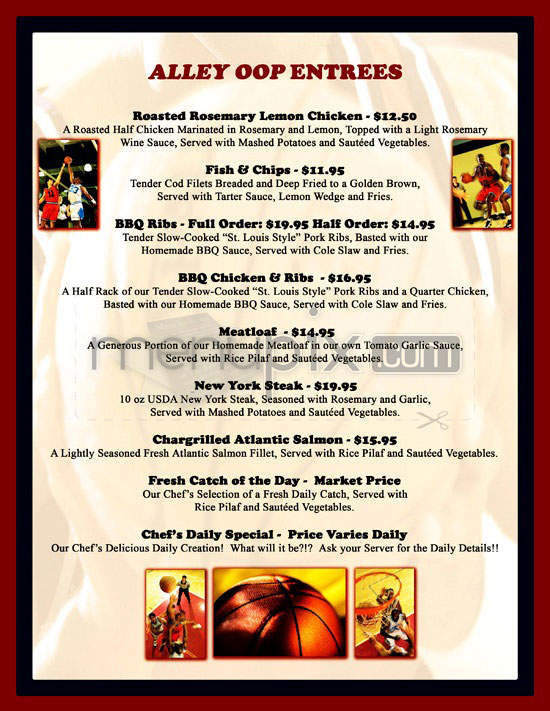 Yankee Doodles - Santa Monica, CA menu_pic
