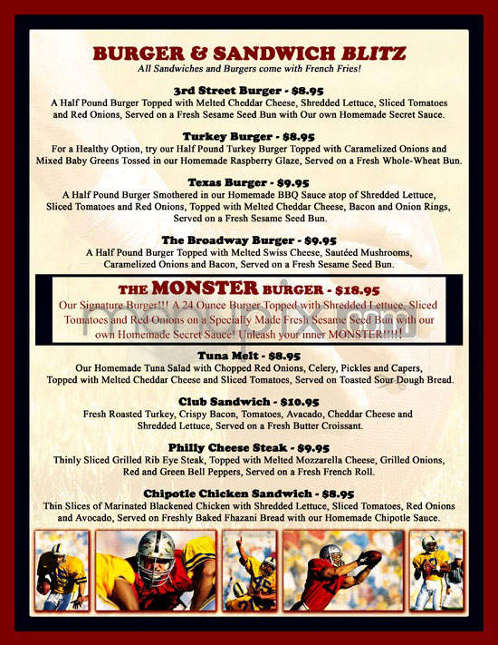 Yankee Doodles - Santa Monica, CA menu_pic