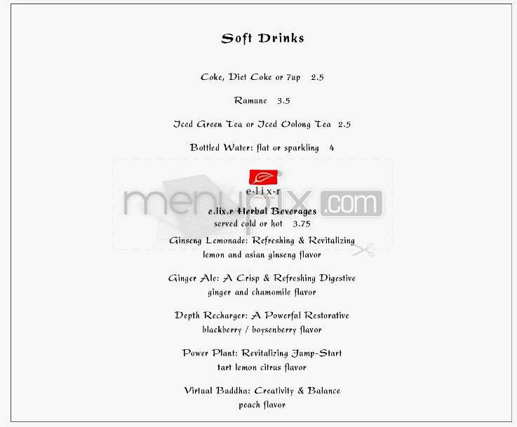 Yatai Bar - West Hollywood, CA menu_pic