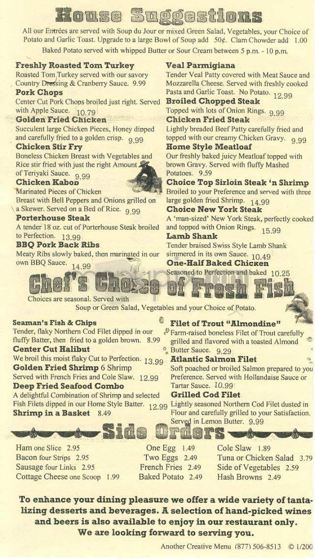 Yukon Mining Co. - West Hollywood, CA menu_pic