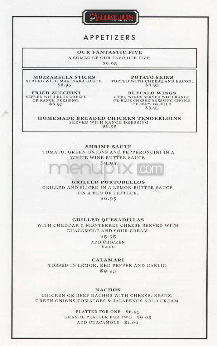 Zig's Helios - Woodland Hills, CA menu_pic