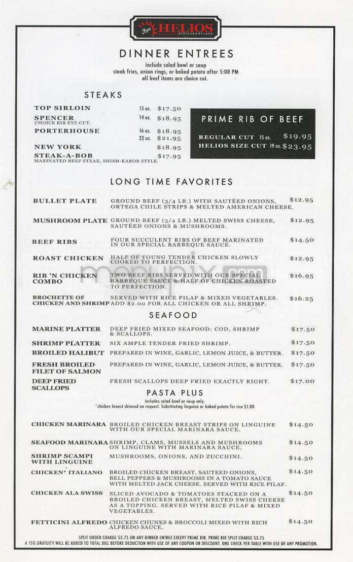 Zig's Helios - Woodland Hills, CA menu_pic