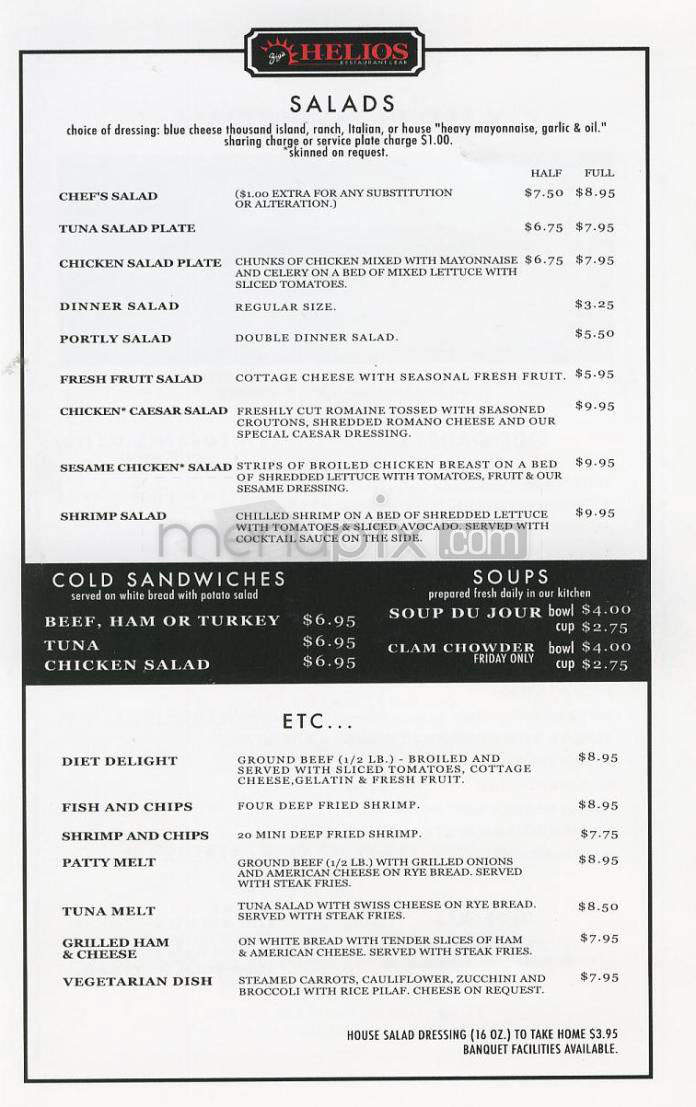 Zig's Helios - Woodland Hills, CA menu_pic