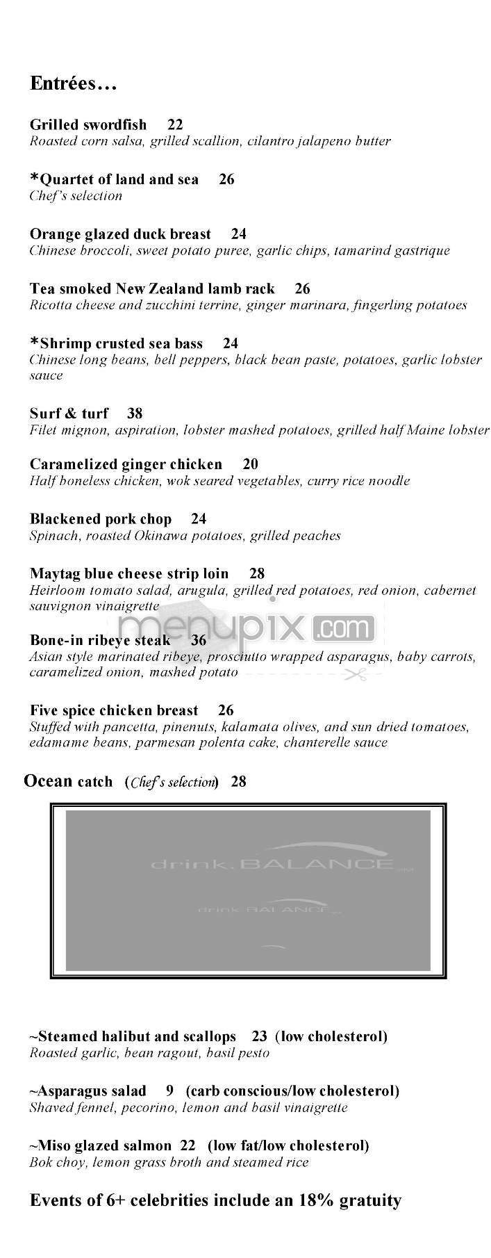 Twist - Hollywood, CA menu_pic