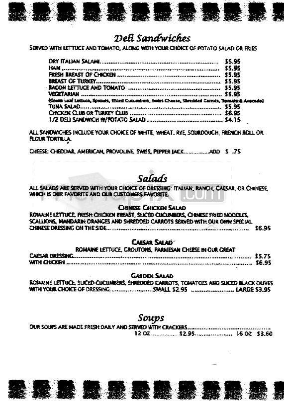 Shores Market & Deli - Santa Monica, CA menu_pic