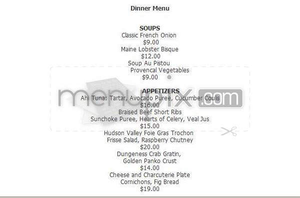 The Terrace (Ritz-Carlton) - Pasadena, CA menu_pic