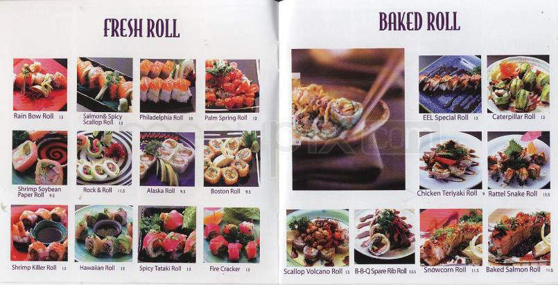 Yen Japanese Restaurant - Los Angeles, CA menu_pic