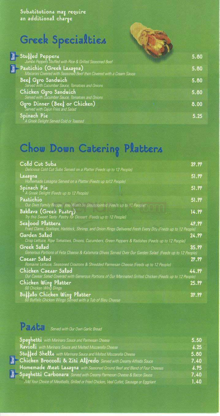 Broadway Pizza - Lowell, MA menu_pic