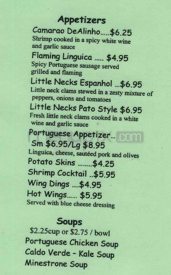 Four Seasons - Lowell, MA menu_pic