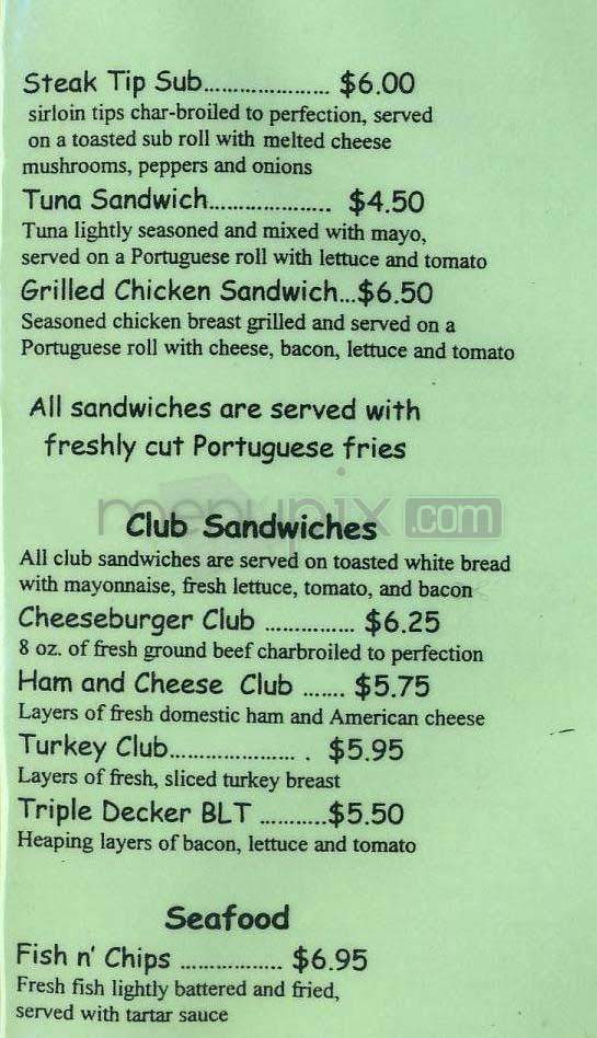Four Seasons - Lowell, MA menu_pic