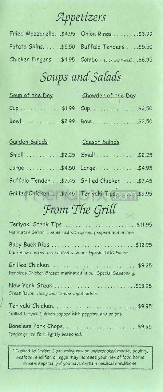Good Thymes - Lowell, MA menu_pic