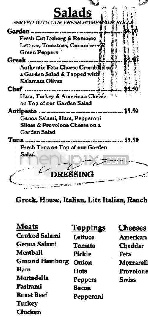 Olympos Bakery - Lowell, MA menu_pic