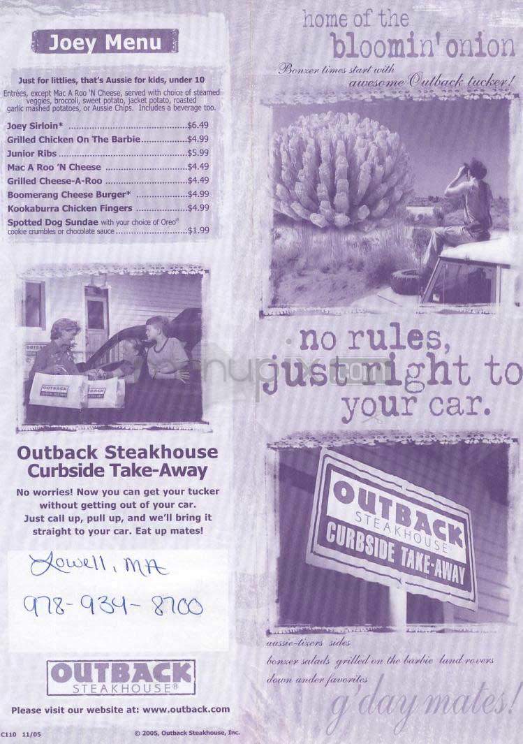 /660045/Outback-Steakhouse-Lowell-MA - Lowell, MA