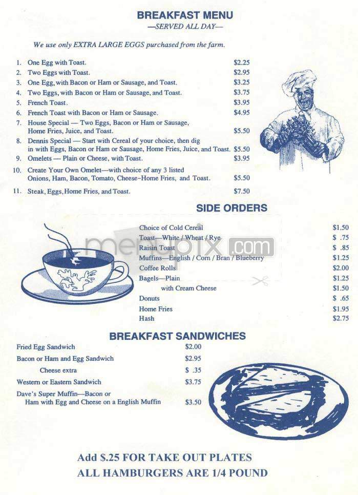 Ray Robinson's Sandwich Shoppe - Lowell, MA menu_pic