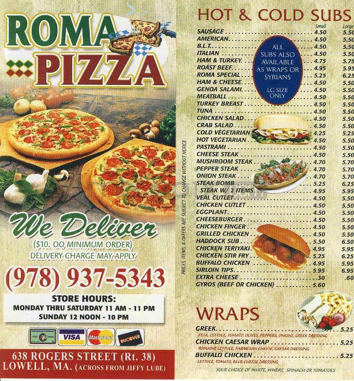 /660070/Roma-Pizza-Lowell-MA - Lowell, MA
