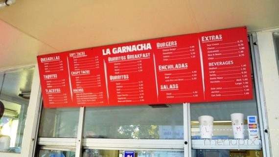 La Garnacha - Sacramento, CA menu_pic