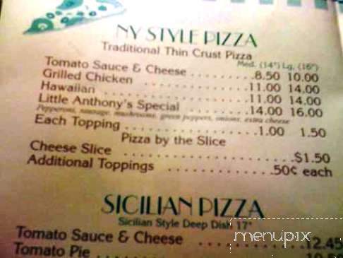 Little Anthony's Pizza - New Castle, DE menu_pic