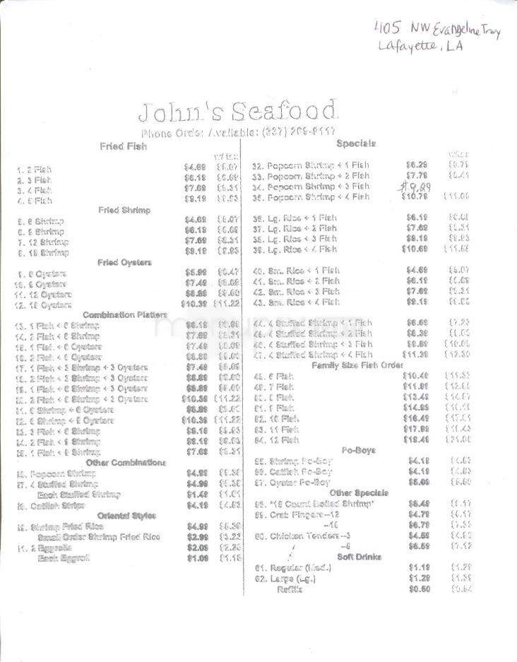 /1803090/Johns-Seafood-Lafayette-LA - Lafayette, LA