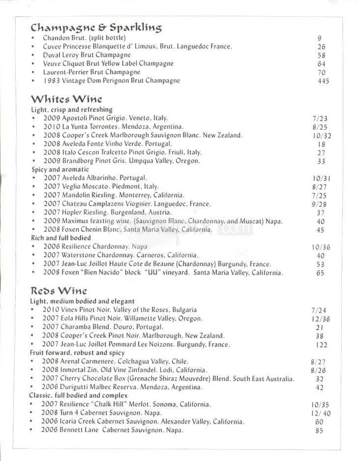 Dozo Restaurant - Lafayette, LA menu_pic