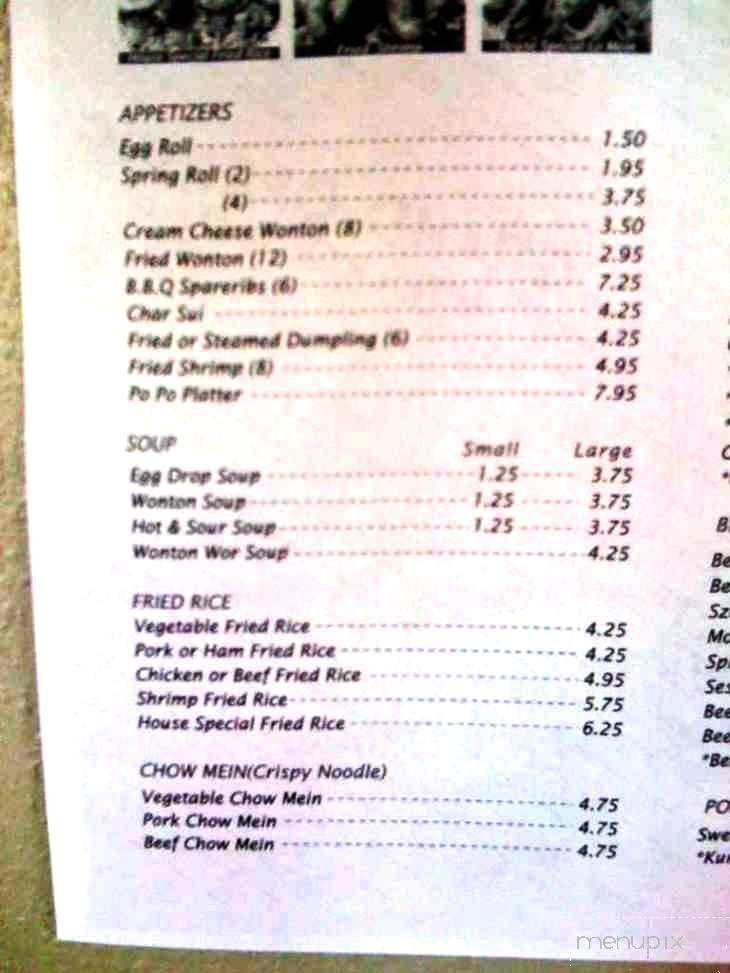 Lucky Five - Spanish Fork, UT menu_pic