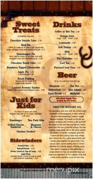 Loading Chute - Creston, CA menu_pic
