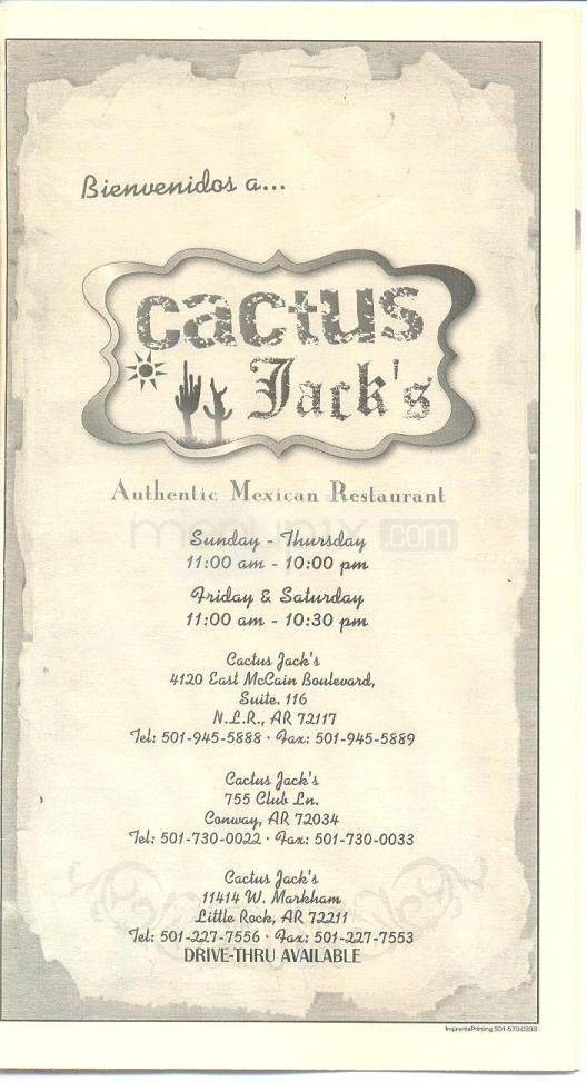 /199347/Cactus-Jacks-Little-Rock-AR - Little Rock, AR