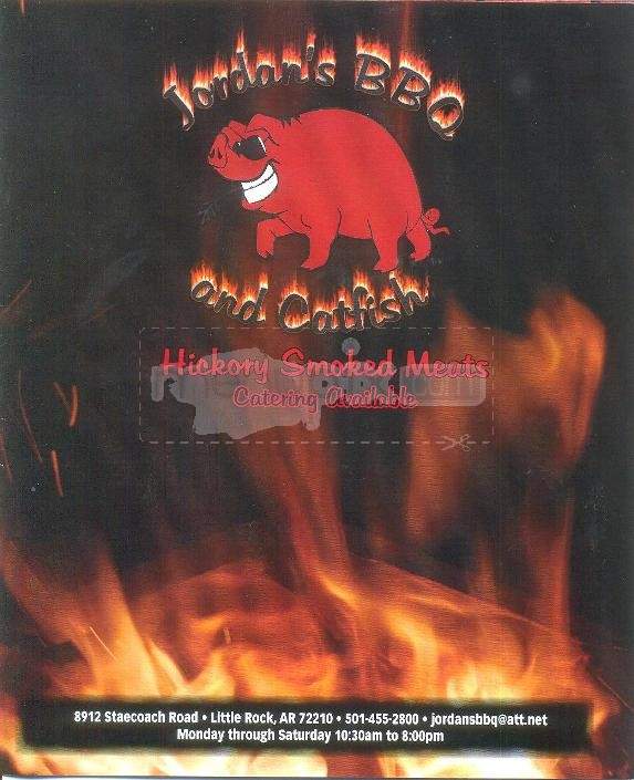 Jordan's BBQ - Little Rock, AR menu_pic