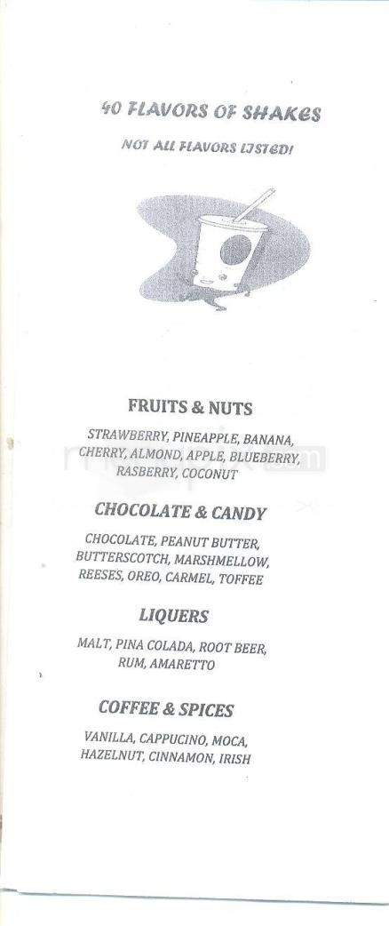 Frostop - North Little Rock, AR menu_pic