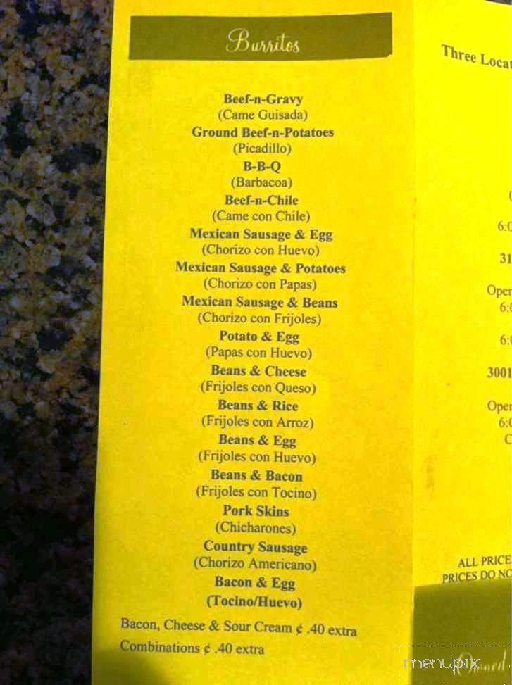 La popular abilene tx menu deals