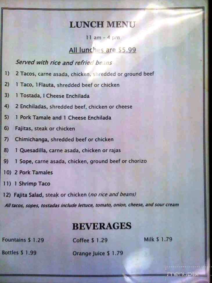 Lagu - Holland, MI menu_pic
