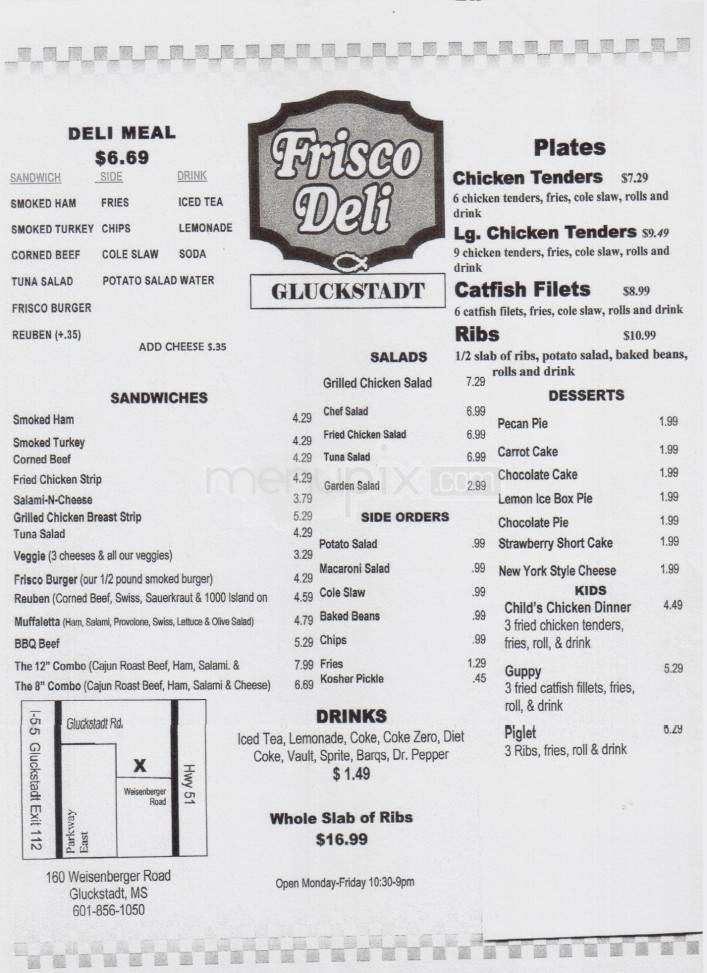 Frisco Deli - Madison, MS menu_pic