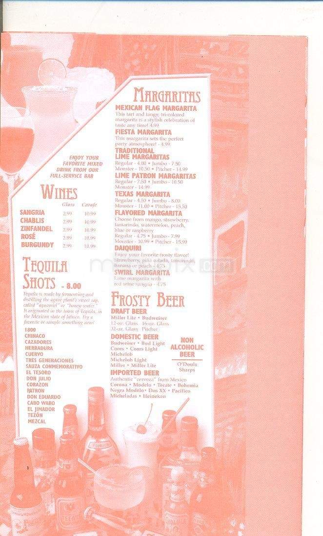 Margarita's Mexican Grill - Clinton, MS menu_pic