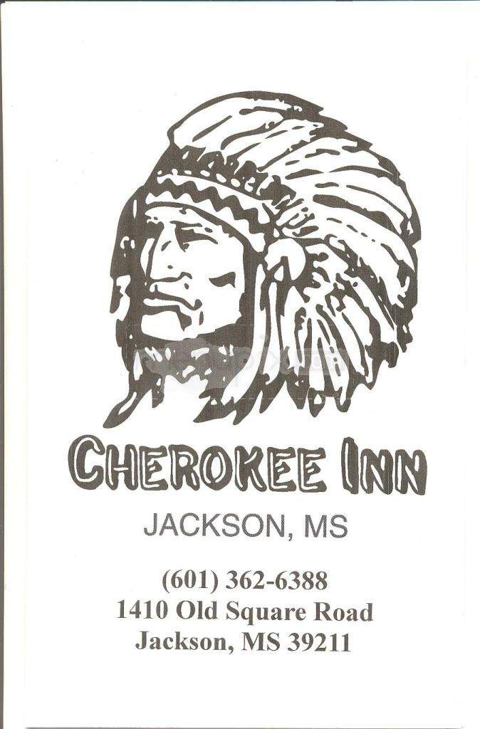 Cherokee Inn - Jackson, MS menu_pic