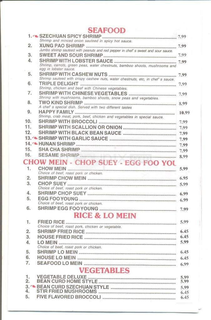 China Belle - Jackson, MS menu_pic