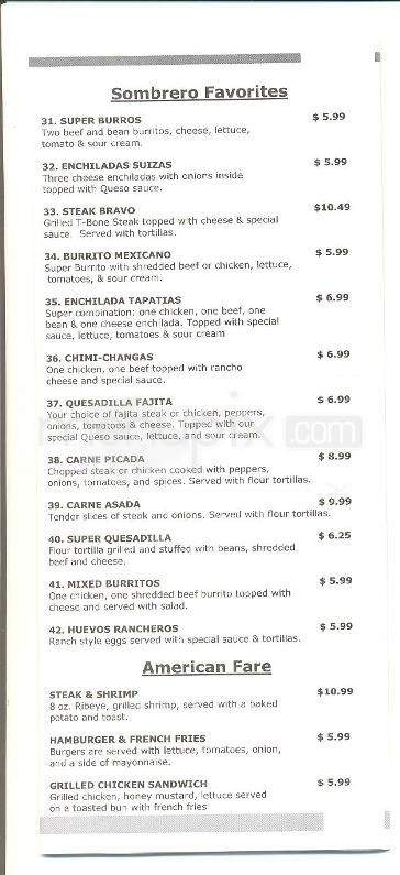 /2403516/El-Sombrero-Mexican-Restaurant-Clinton-MS - Clinton, MS