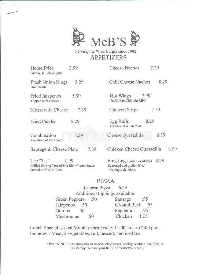 /2403696/McBs-Restaurant-and-Lounge-Ridgeland-MS - Ridgeland, MS