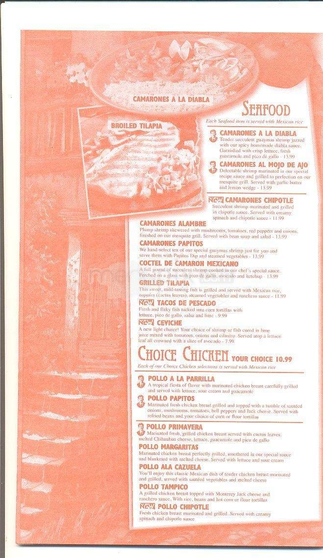 Papito's Mexican Restaurant & Grill - Flowood, MS menu_pic