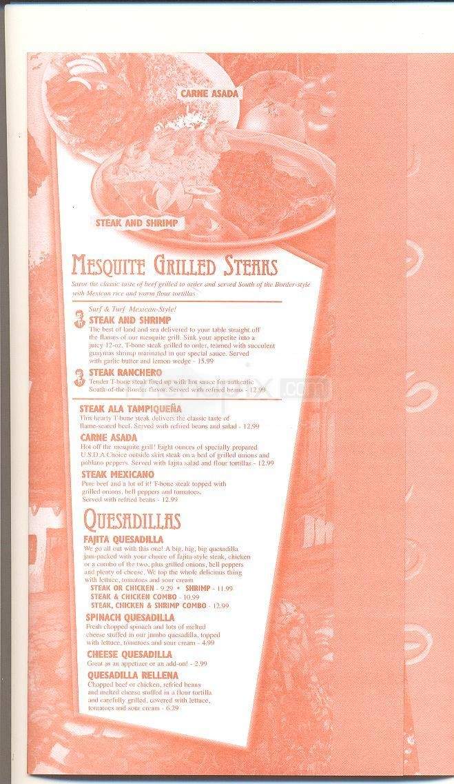 Papito's Mexican Restaurant & Grill - Flowood, MS menu_pic