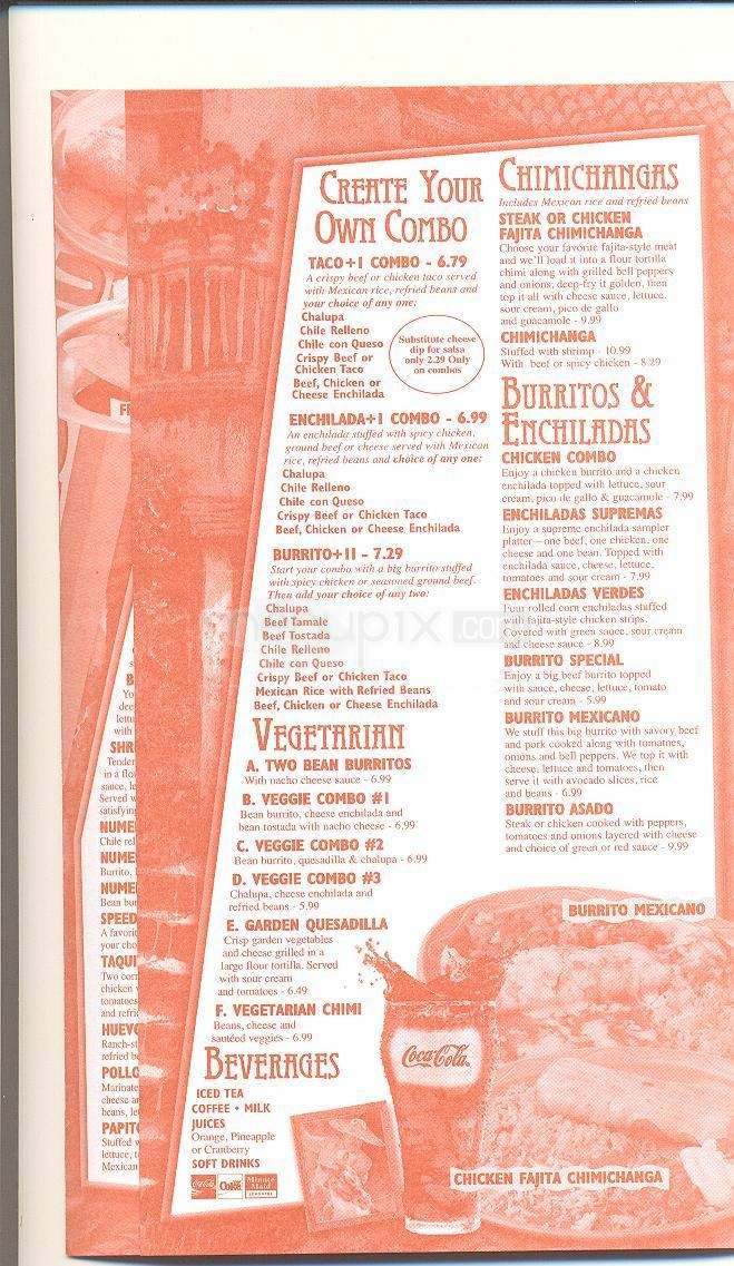 Papito's Mexican Restaurant & Grill - Flowood, MS menu_pic