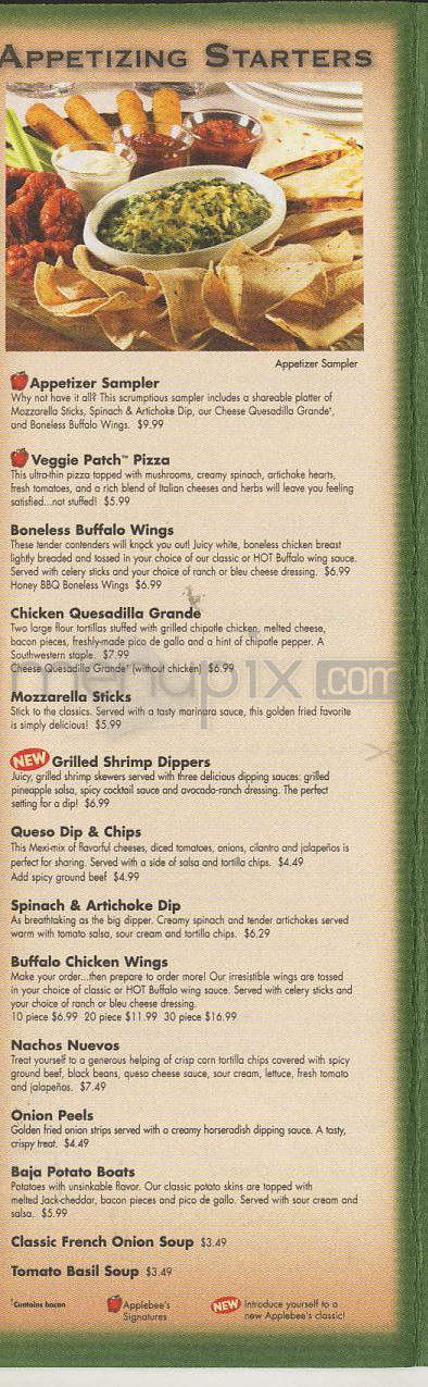 Applebee's Neighborhood Grill - Madison, WI menu_pic