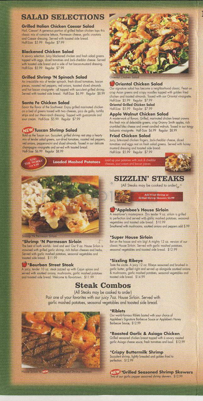 Applebee's Neighborhood Grill - Madison, WI menu_pic