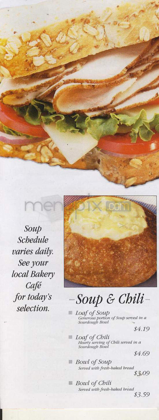 Atlanta Bread Company - Greenville, SC menu_pic