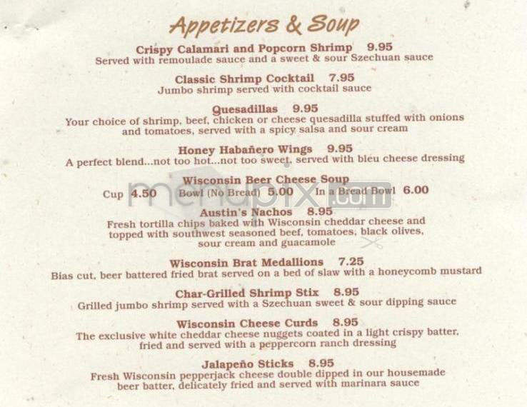 The Prairie Cafe (Crowne Plaza Hotel) - Madison, WI menu_pic