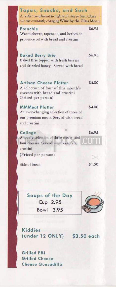 Barriques Market - Fitchburg, WI menu_pic