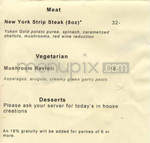 Blue Marlin - Madison, WI menu_pic