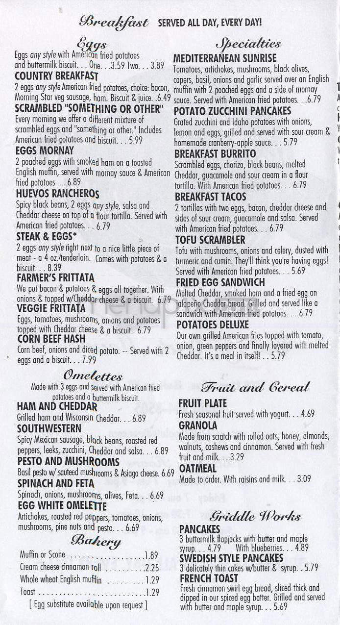 Blue Plate Diner - Madison, WI menu_pic
