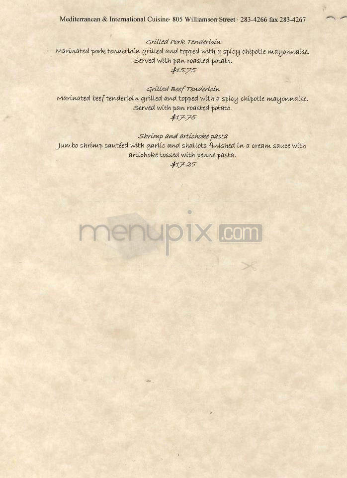 Bon Appetit Cafe - Madison, WI menu_pic