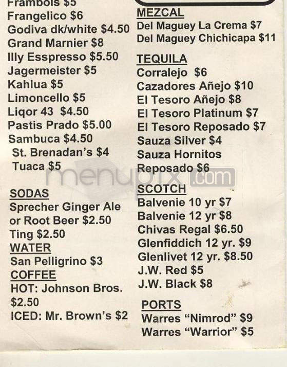 C Restaurant - Middleton, WI menu_pic
